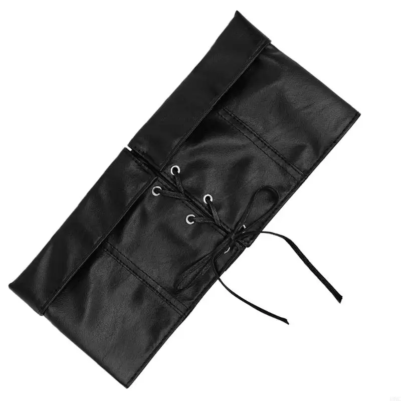 49MC Retro PU Corset สำหรับเข็มขัดเอวยืดตัวของหญิงเข็มขัดลูกไม้ผูกเข็มขัดมัดทั้งหมดเอวจับคู่ cincher สำหรับเดรสชุดต่างๆ