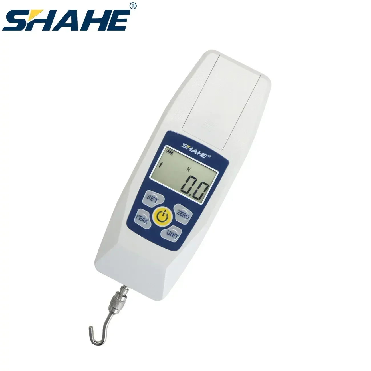 

Shahe Push Pull Force Gauge Dynamometer Tension Gauge Tester Pressure Thrust Meter with Units N/LB/Kg/Oz, Portable Storage Case