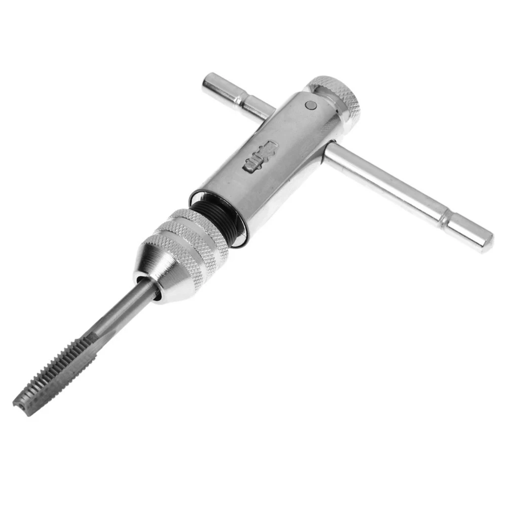 

Tap Wrench Hand Screw Ratchet Thread Furniture Assembly Adjustable Handle Solid Jaw