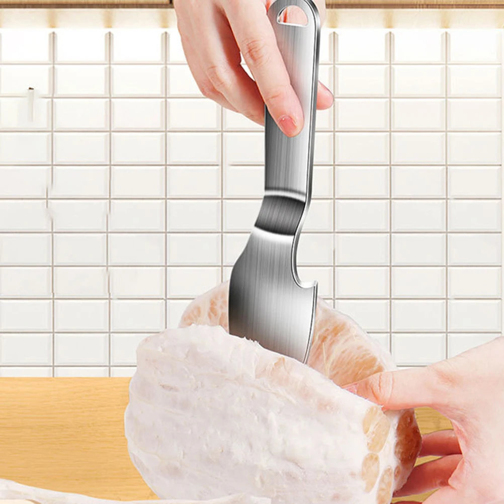 

1pc Stainless Steel Citrus Peeler Grapefruit Orange Peeling Tool Kitchen Fruit Opener Multifunctional Paring Device Household