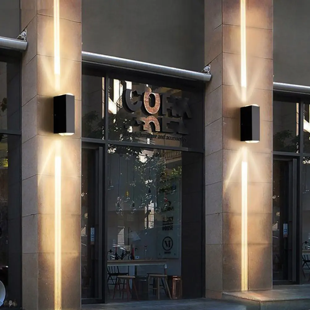 

Dual-headed Wall Lamp Black Decorative LED Simple Indoor Mounting Corridor Light Scene Long-lasting Reliable Compact