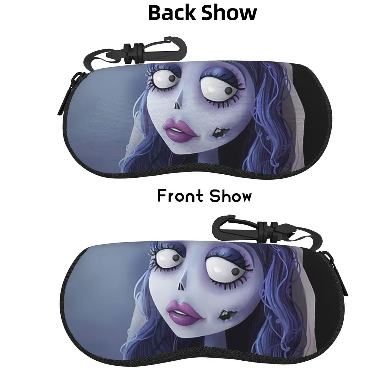 

Чехол для очков Emily The Corpse Bride, защитный чехол для солнцезащитных очков, коробка для женщин и мужчин, мягкая сумка для очков