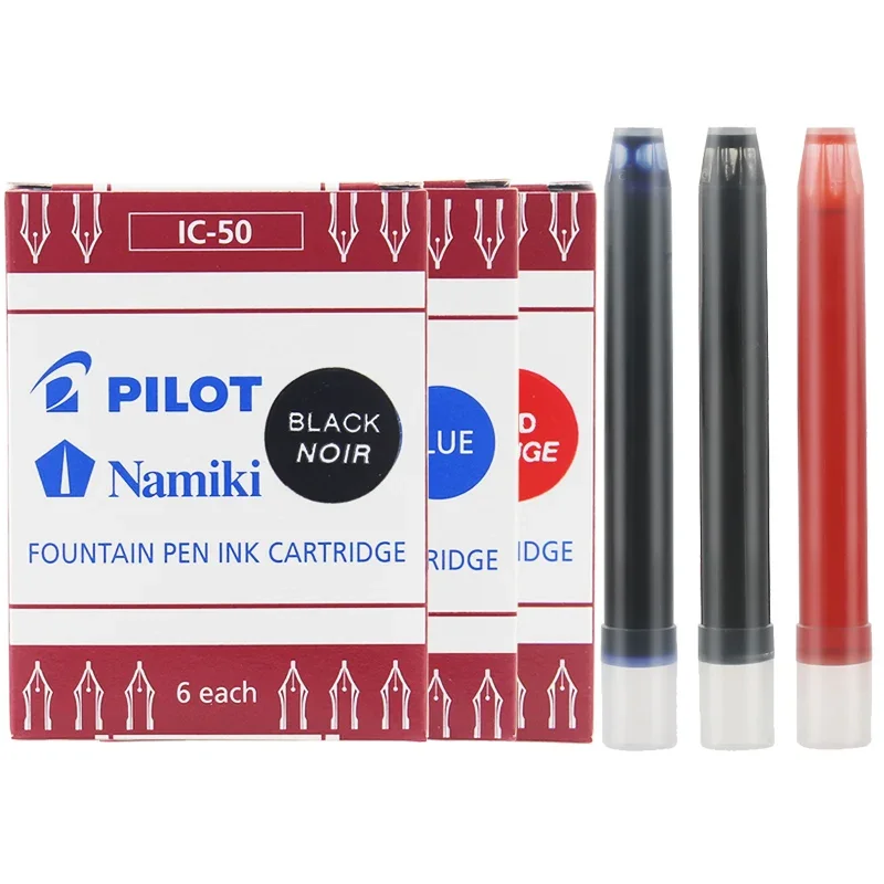 

Оригинальные картриджи Pilot IC-50 ic50 ic 50 Ink Sac FP-50r 78 г, черный, черный, черный, черный, красный, 3 цвета