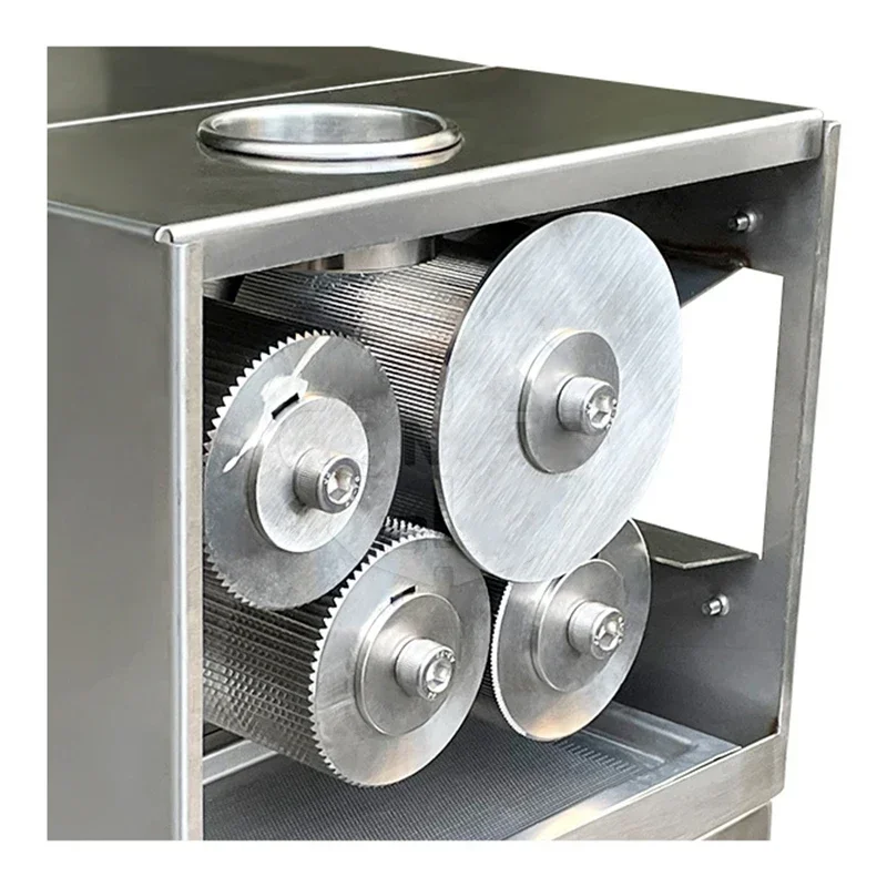 Commercial 4-Roller Sugarcane Juicer, Juice Separator Press Machine for Fruit Stall Use