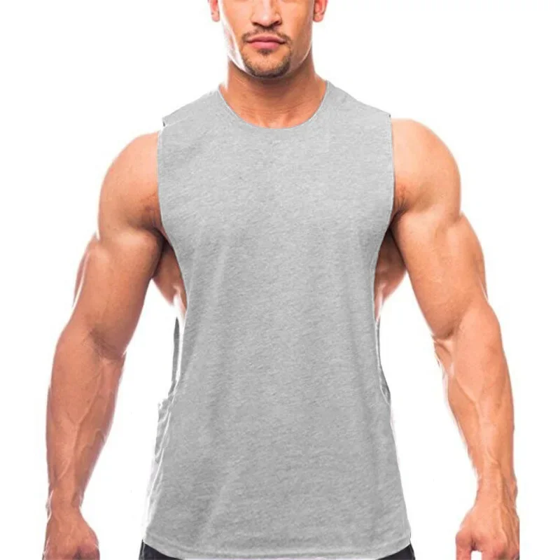 Your OWN Design Brand Logo/Picture Mens Workout Gym Clothing Bodybuilding Tank Top Custom Sport Fitness Singlets Sleeveless Vest - Image 4