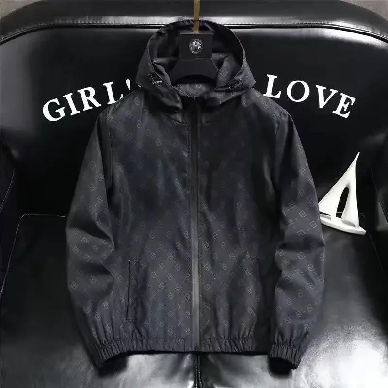 2024 الرجال المضادة للأشعة فوق البنفسجية ملابس الحماية من الشمس منقوشة رقيقة جدا الحرير الجليد في الهواء الطلق مقنعين رقيقة سترة واقية من الشمس مصل معطف #1