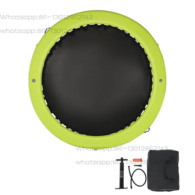 Anneau flottant Dock gonflable plate-forme flottante hamac d'eau 8 pieds point de chute hamac rond gonflable