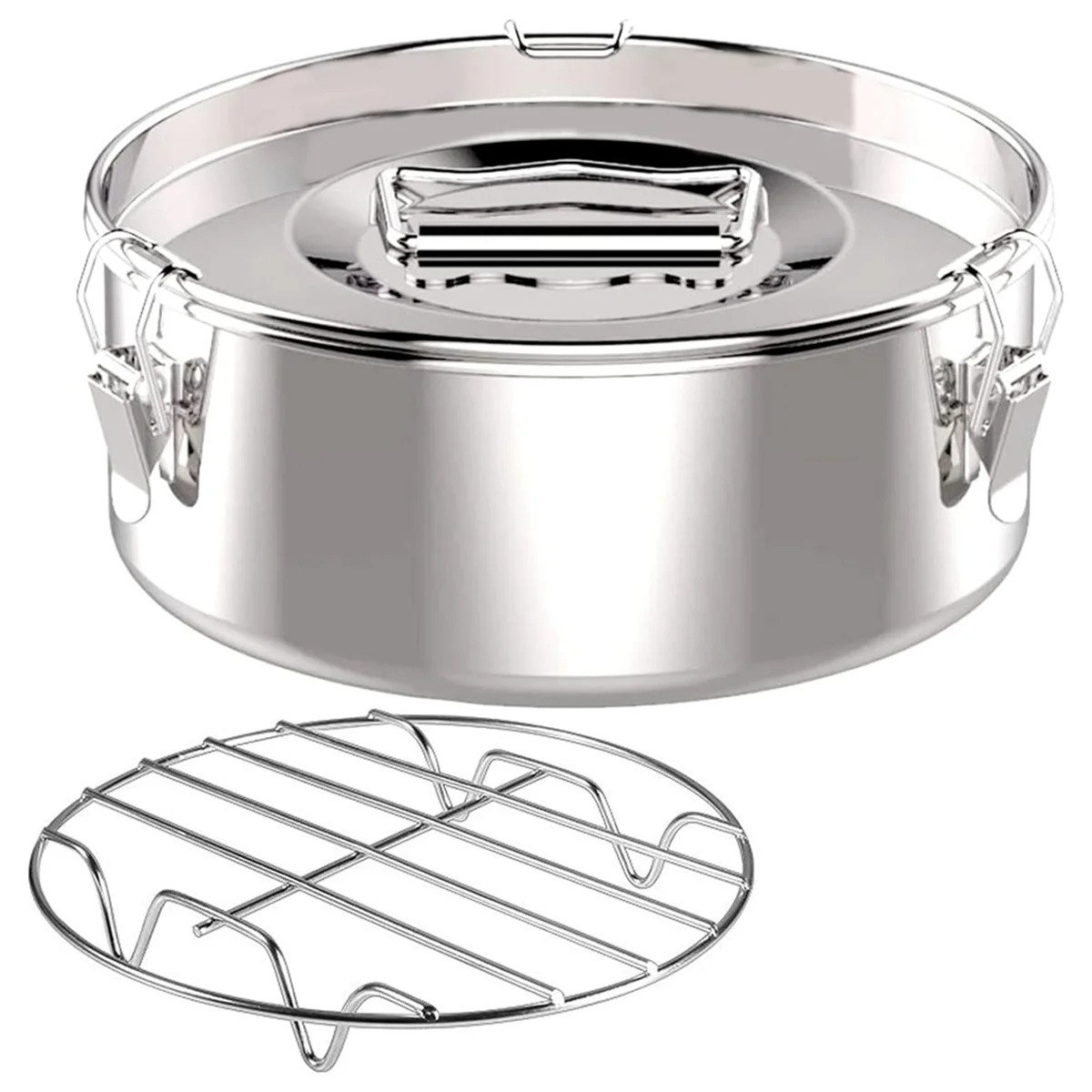 Flan Pan Flanera Mold 2.3 Qt , Stainless Steel Flan Mold with Lid - Flan Maker- Flanera Flan Maker