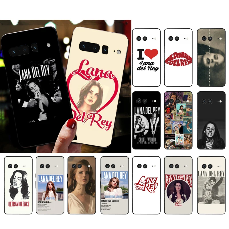 Funda de Lana Del Rey para Google Pixel 8 7 Pro 7 7A 6A 6 Pro 5A 4A 3A Pixel 4 XL Pixel 5 6 4 3 3A XL