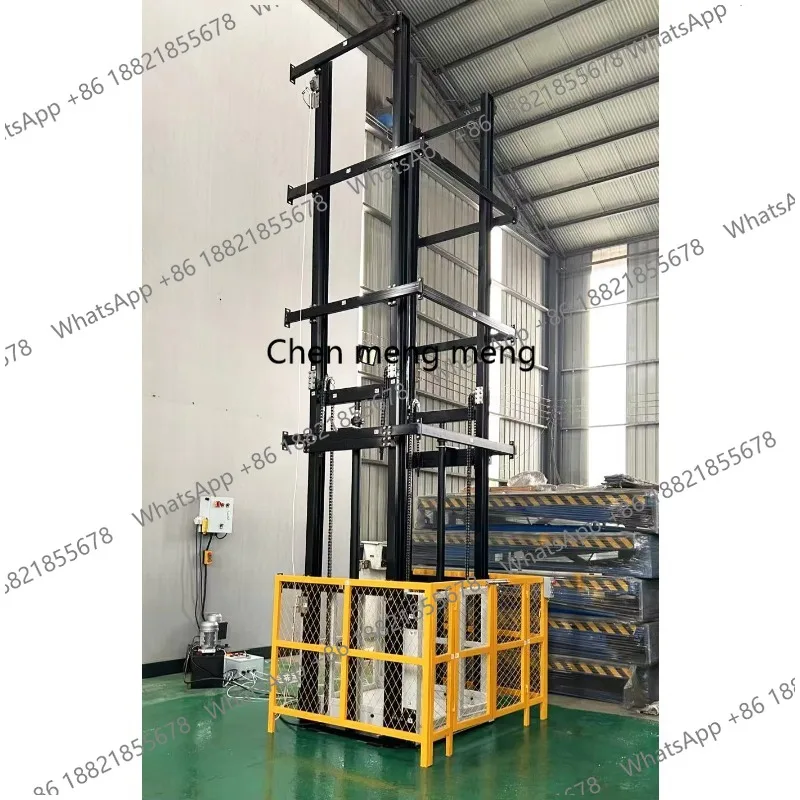 Deposit Customized Hydraulic Warehouse Vertical Cargo Lift New Freight Elevator Work Platform for Construction Farm Industries
