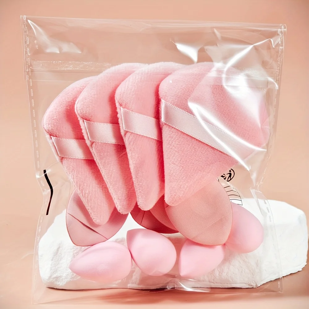 Spugne per trucco da 12 pezzi: frullatori di bellezza senza lattice per pelli sensibili, applicazione a doppio uso umido/secco (amichevole ai principianti)