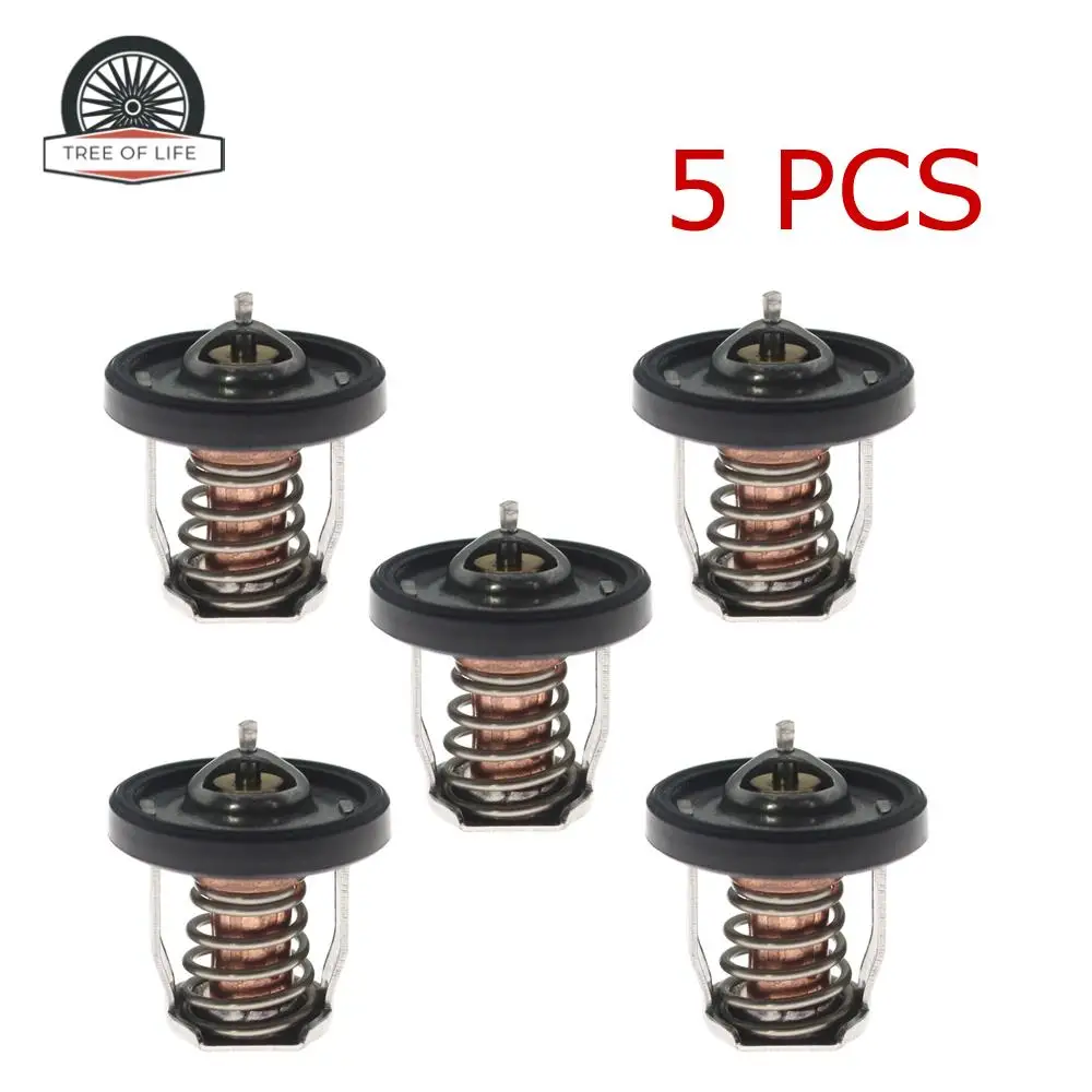 5 pcs 17670-91J01 Thermostat 50° For Suzuki Marine Outboard Engines DF2.5 2006 DF4 DF5 DF6 2002+ DF9.9B DF15A DF20A 2013+