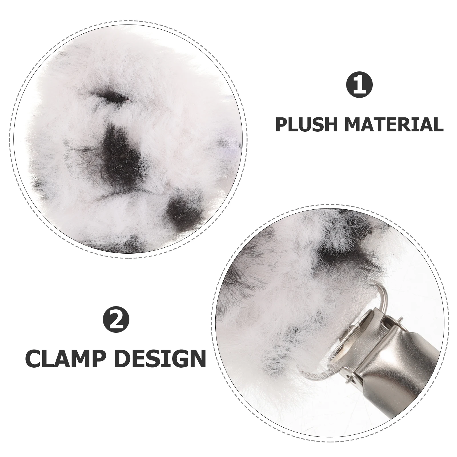 

Pudding Dog Headband Bowtie Tail Set Animal Costume Accessories Masquerade Party Stage Performance Photography Props