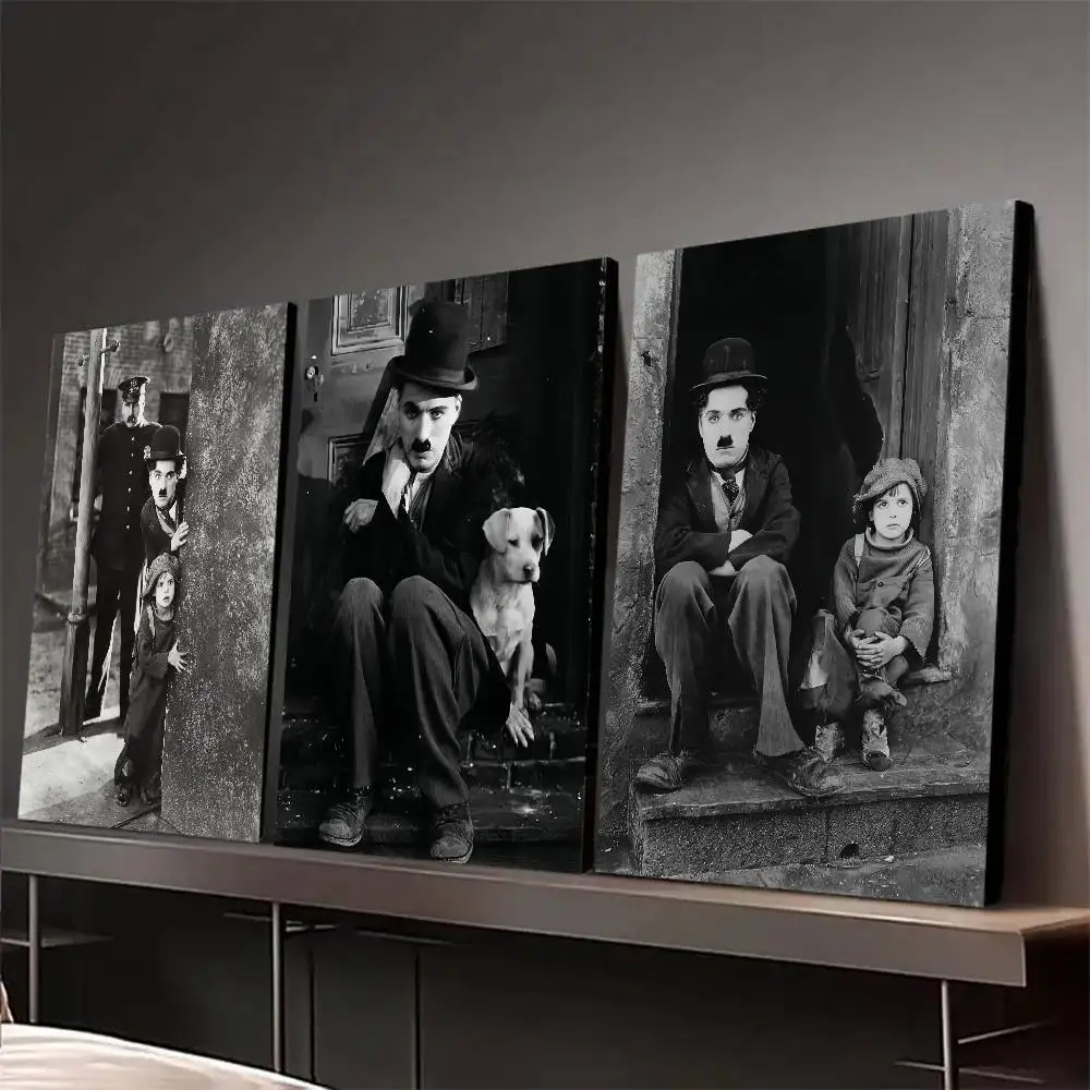 Vintage C_CharlIe-ES C-ChaplIn-ES Poster Cafe Home Bar Office Decor Nordic Decor Gifts Room Home S