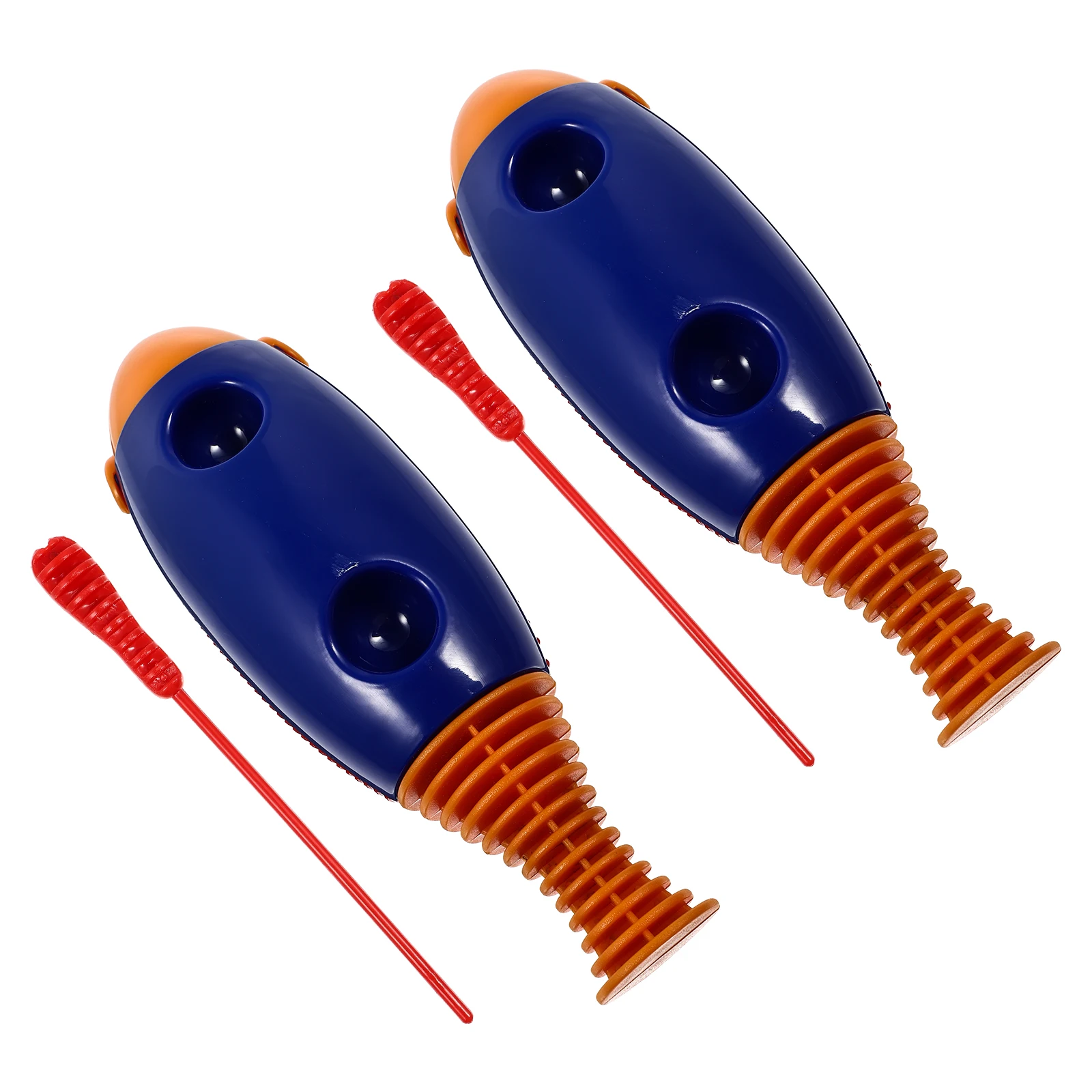 

2Pcs Smooth Frog Guiro Kids Educational Toy for Music Learning and Parent-Child Interaction Random Color