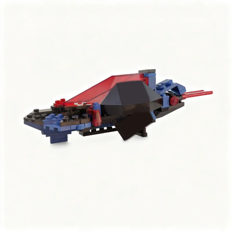 121개 MOC 우주 경찰 I SP 애로우 인터셉터 모델 블록 조립 크리스마스 선물 장난감 아이디어 교육용 브릭