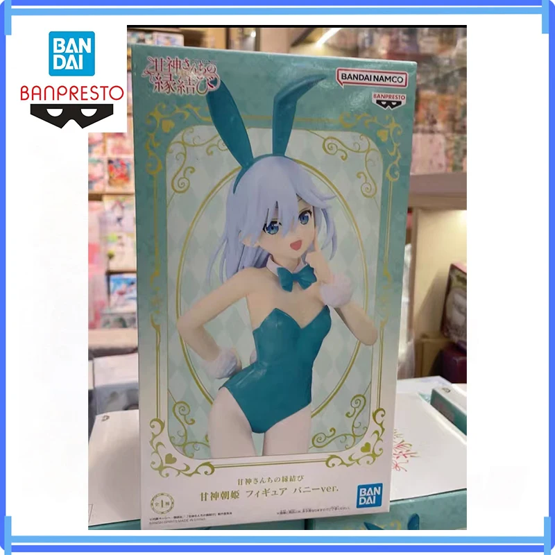 En Stock, Figura de Anime Original de Banpresto Bandai, Amagami-San Chi No Enmusubi, Amagami Asahi, Chica Conejita Azul, Modelo de PVC, Juguetes de Regalo