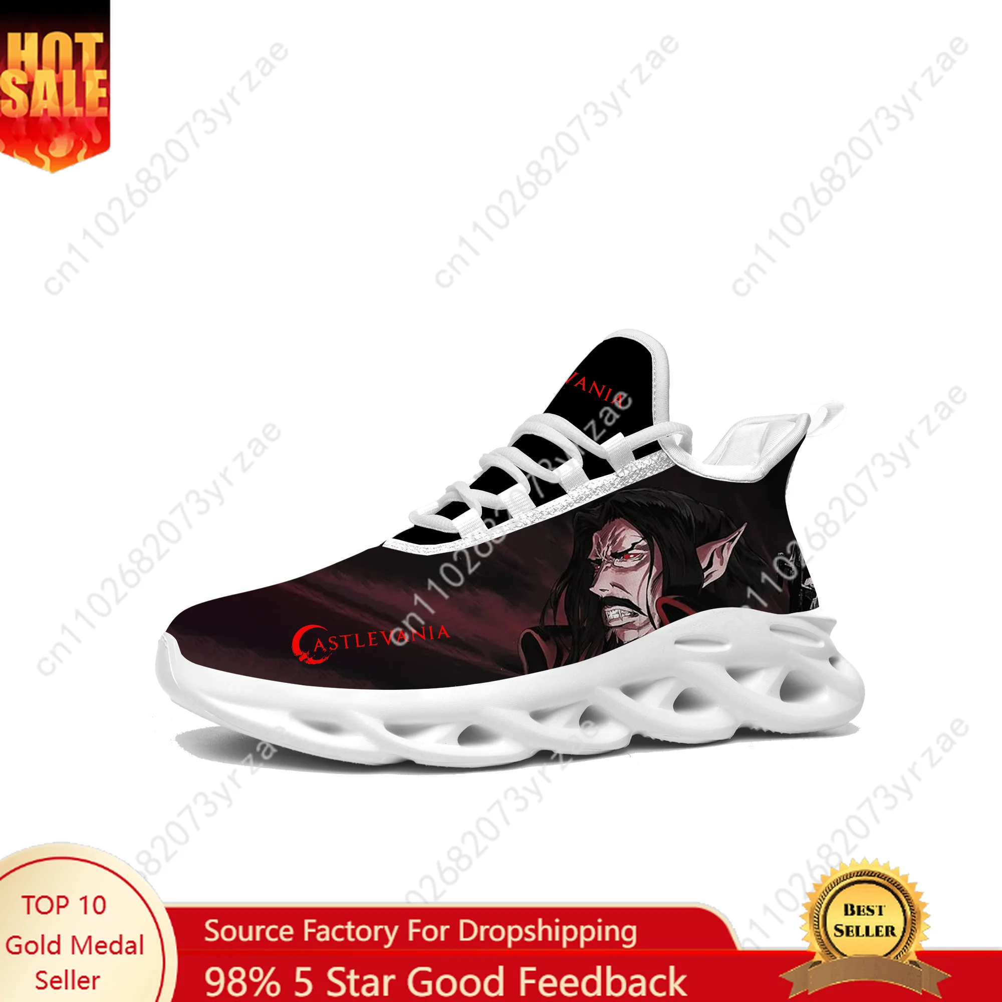 

Castlevania Flat Sneaker Lightweight Shoes Mens Womens Sports Shoe High Quality Fashion Comfortable Sneakers Custom Made Footwes