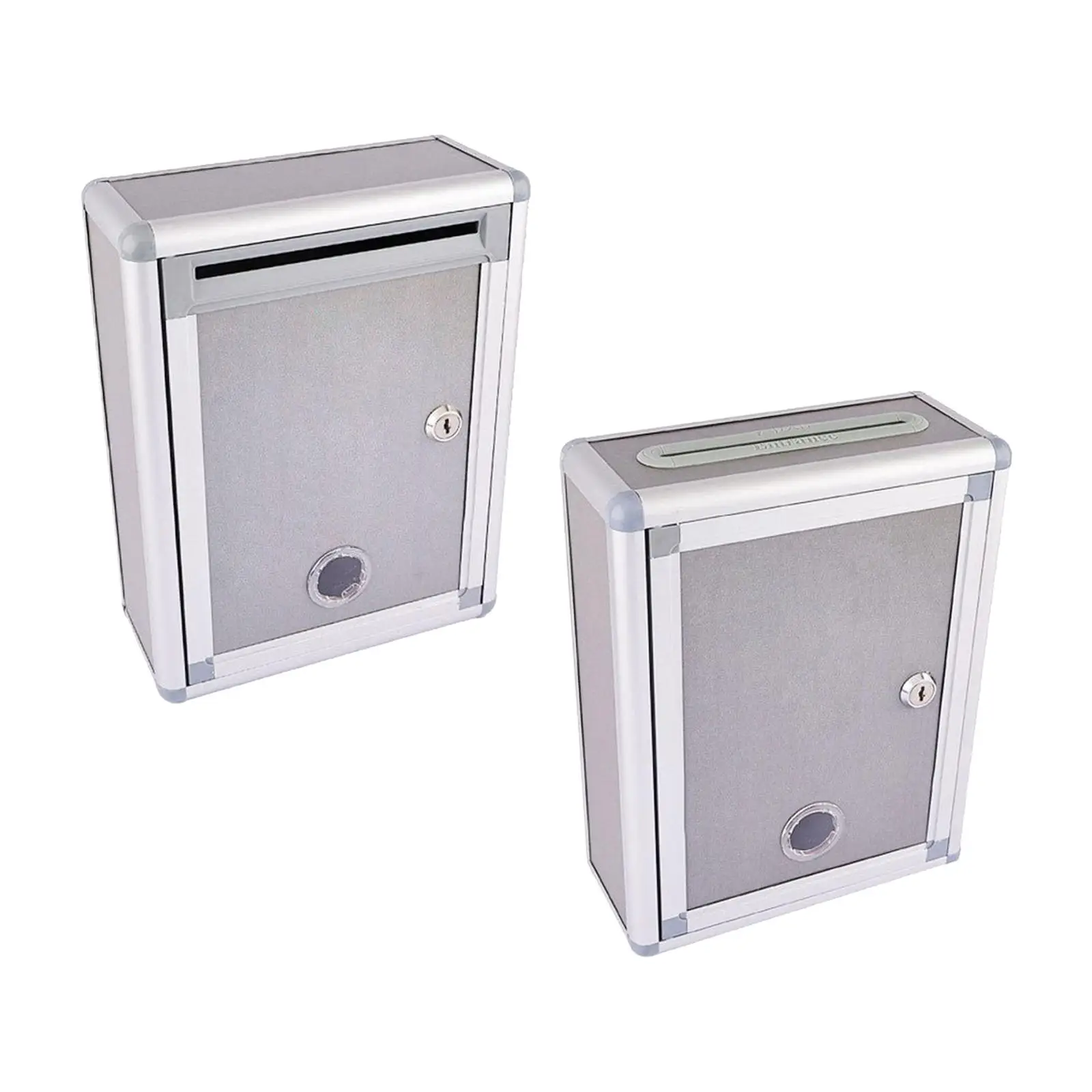 

Suggestion Case with Lock Organizer Complaint Box Lockable Multipurpose Donation Box Mailbox for Home Office