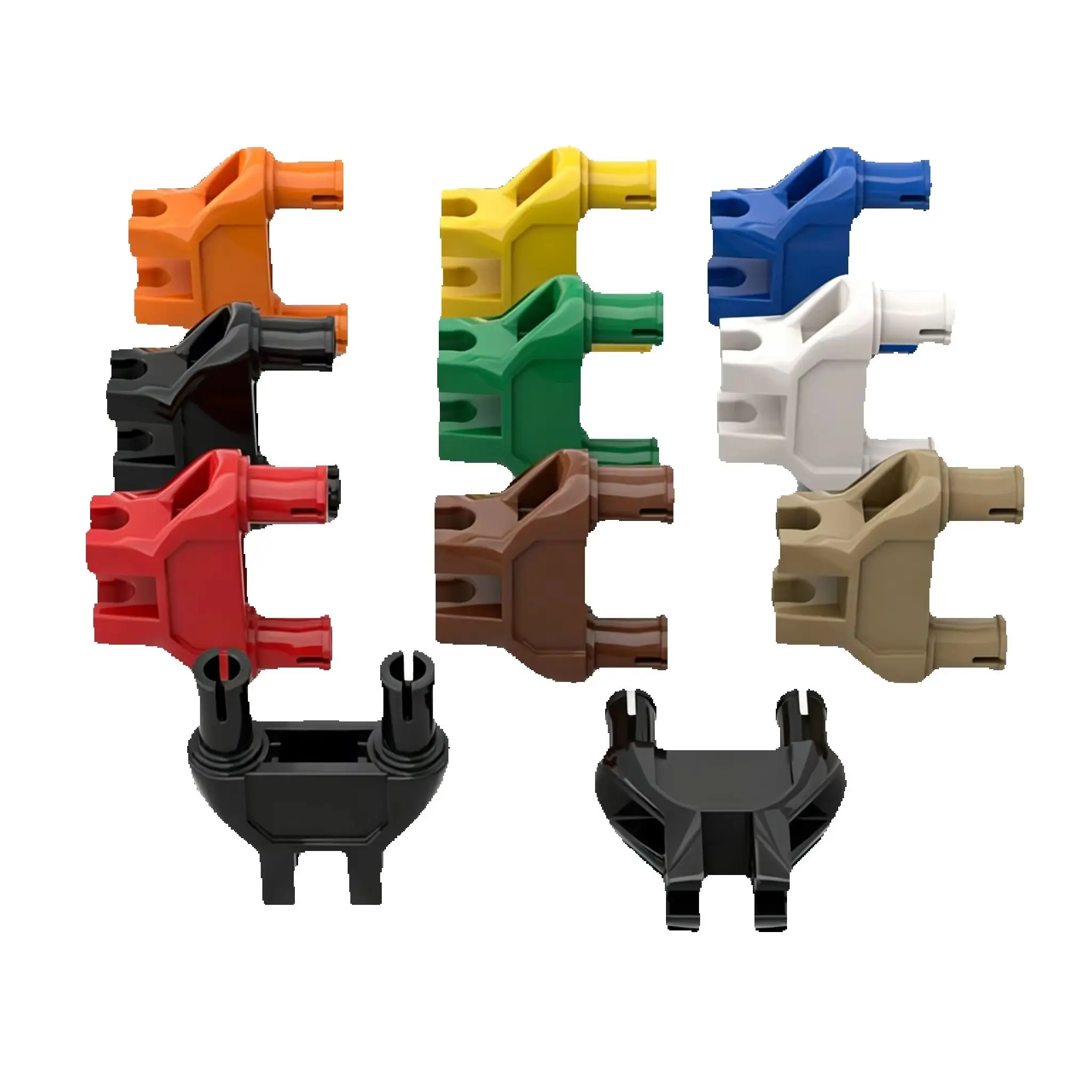 

20Pcs 47994 Triangular Connector Bricks, 1x3 2-Pin MOC Building Blocks Accessories, Compatible Spare Parts