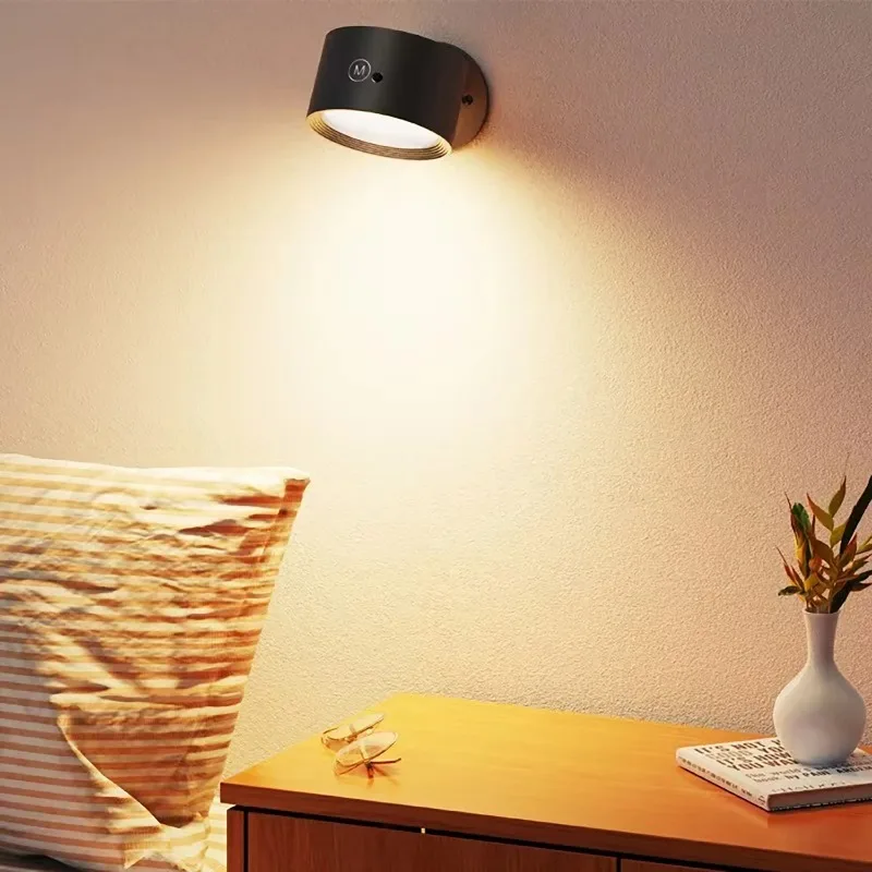 

New Universal Bracket Ambient Light Ball Head Dimmable Bedroom RGB Lighting Mode with Remote Control Wall Lamp Projection Light