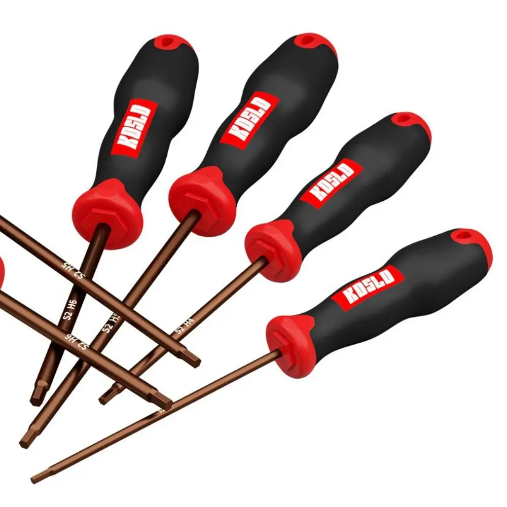 New Internal Hex Hexagonal Screwdriver Extended Length Straight Shank Maintenance Tool H2.5/4mm Repair Tools