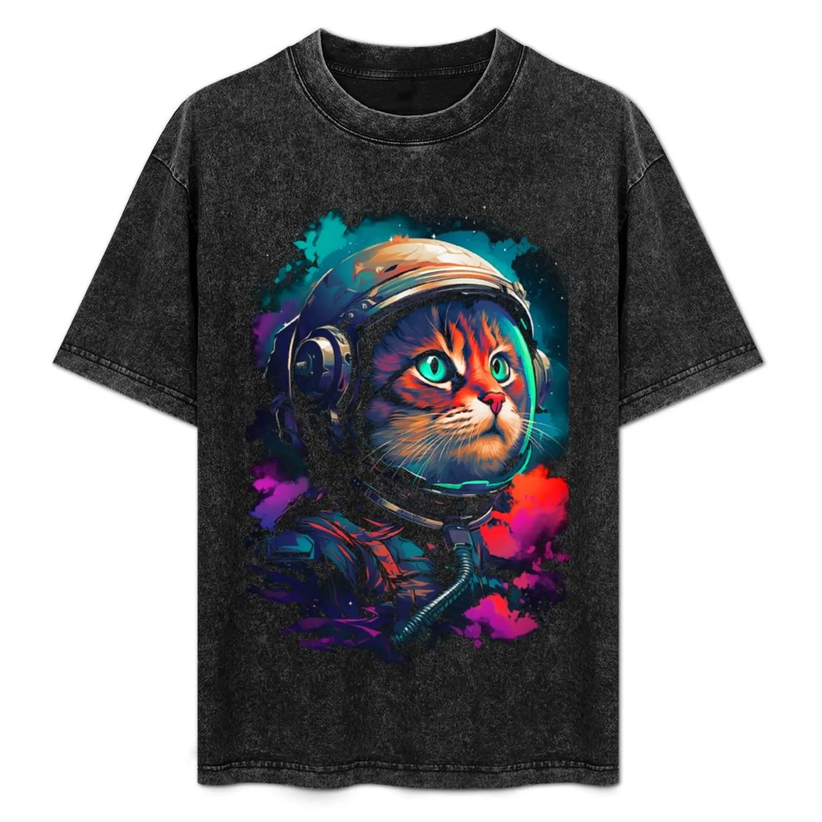

Astro Cat T-Shirt Plus Size Non-Shrink T-Shirt