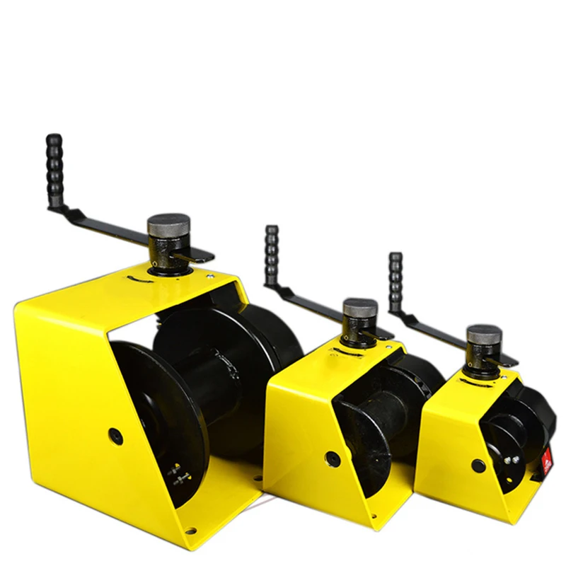 Portable Construction Crane Turbine Manual Winch 250KG Winch Tractor Hoist with Self-locking Worm Gear Winch