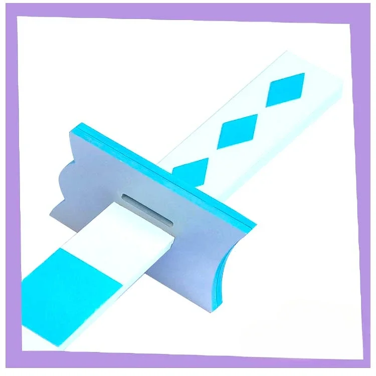 Panty & Stocking with Garterbelt Blue and White Stripes Props Sword Weapon Anime Halloween Party