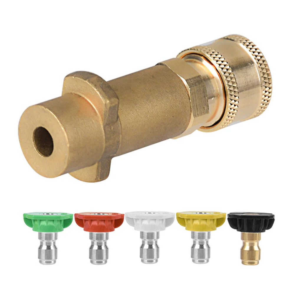 For Cleaning Tasks Brass Quick Connect Heavy Duty Cleaning Easy Install High Pressure Accessory 1 4-inch Interface
