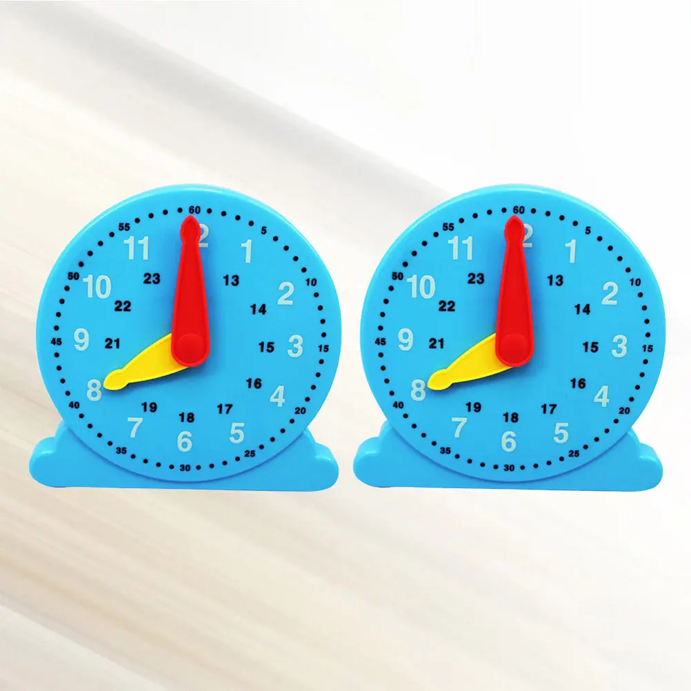 

2 шт. Детские обучающие часы для изучения цифр, раннего развития, цифровые учебные пособия, материалы для дошкольников, обучение счету и когнитивным навыкам