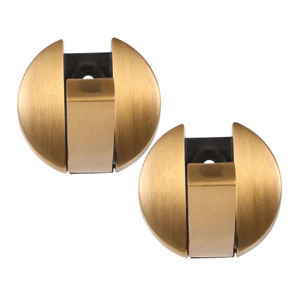 

2PCS Bronze Foldable Clothes Space Aluminum Wall Hangers Bathroom Bedroom Decorative Towel Hooks Foldable Metal Hanging