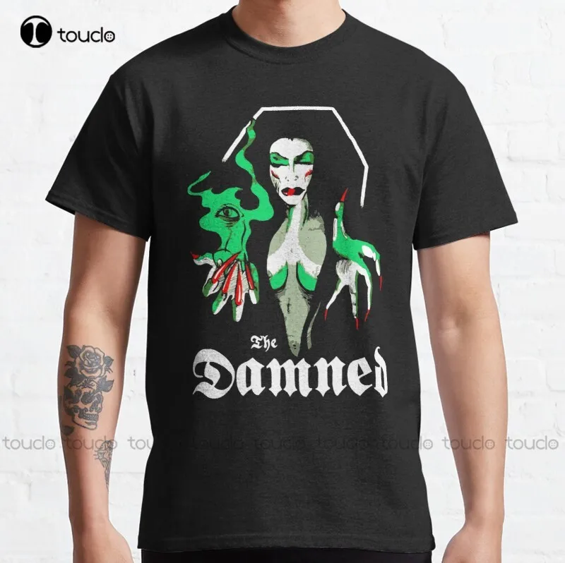 New The Damned Vampira 1980S The Black Album Nasty Classic T-Shirt Tshirts For Women Cotton Tee Shirt Xs-5Xl Unisex Tshirt