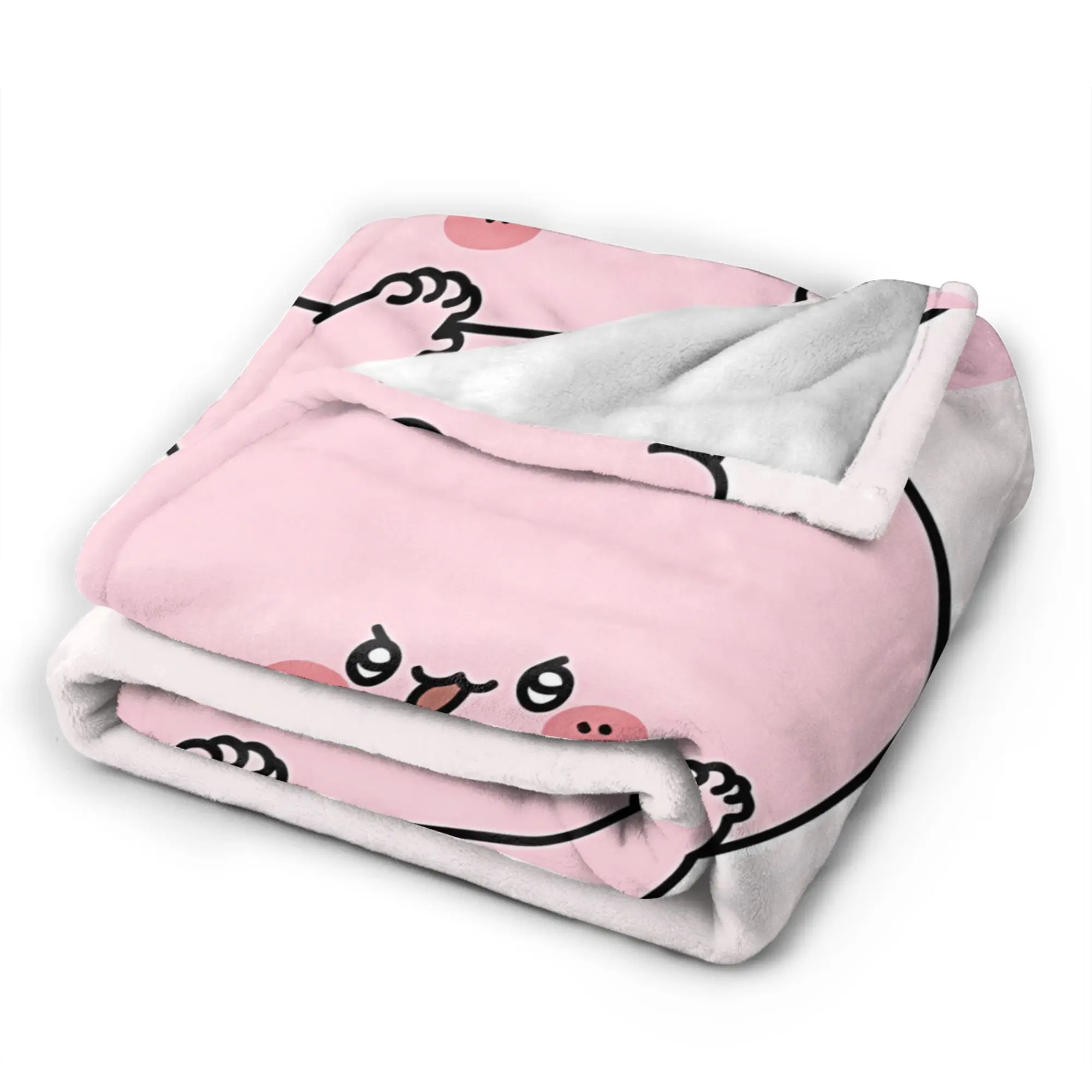 A-Asamimichaan Asleep Cute Asamimi Blankets  Super Soft Plush Throw Blanket For Boy Girl Living Room Flannel Bedspread Bed Cover