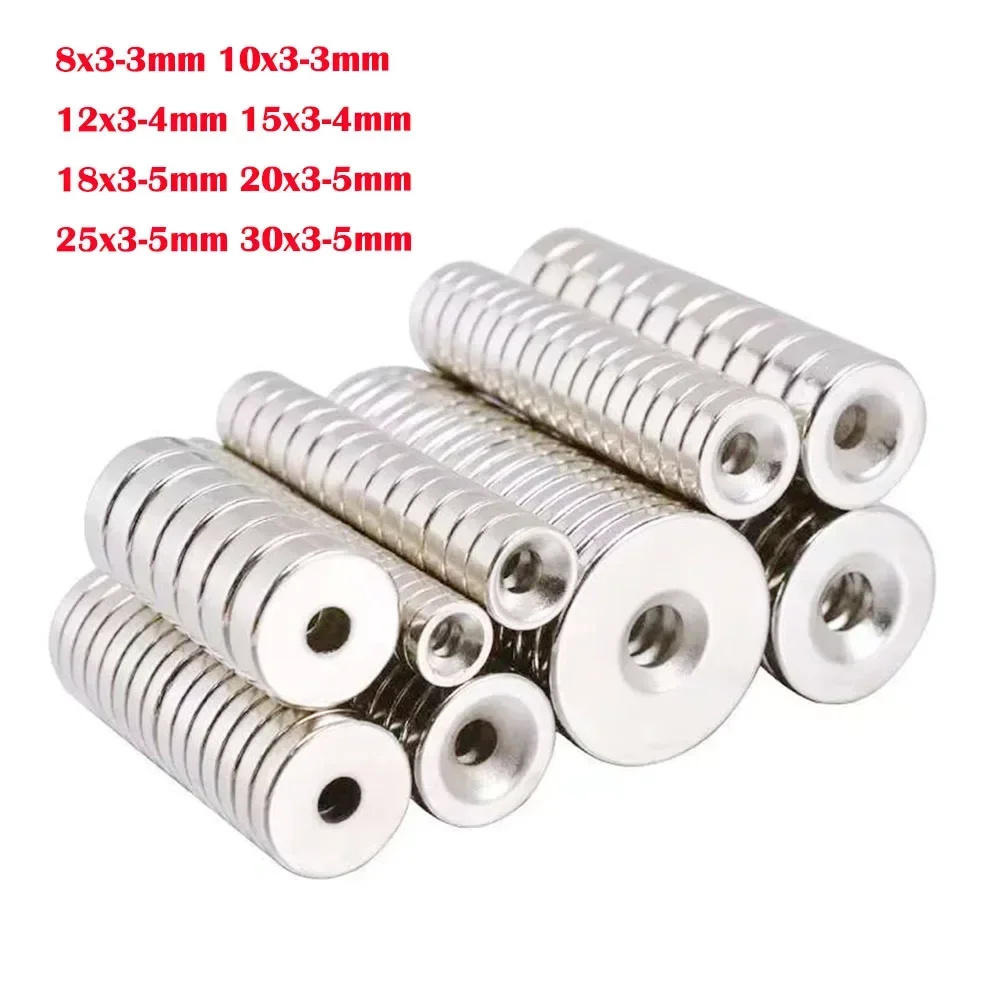 5-50 Pcs Strong Neodymium Magnets Disc NdFeB Powerful Rare Earth Magnetic Permanent Neodymium Magnet Fridge DIY Magnets for Tool