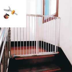 Safety Sturdy Gate Bar Install Household Secure Accessory Steel Core Y Shaped Screw Bolt Nut Staircase Fence Fix Pets Baby