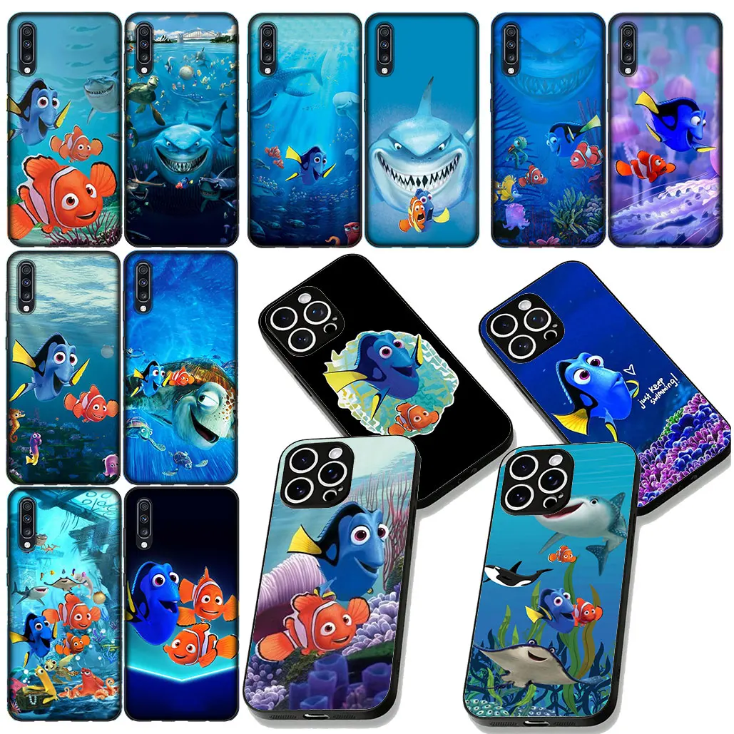 Чехол для телефона Apple iPhone 13 12 Mini XS 14 Pro Max ProMax Plus SE 2022 2020 + 14+ Case Finding Nemo Marlin Dory Funda Casing