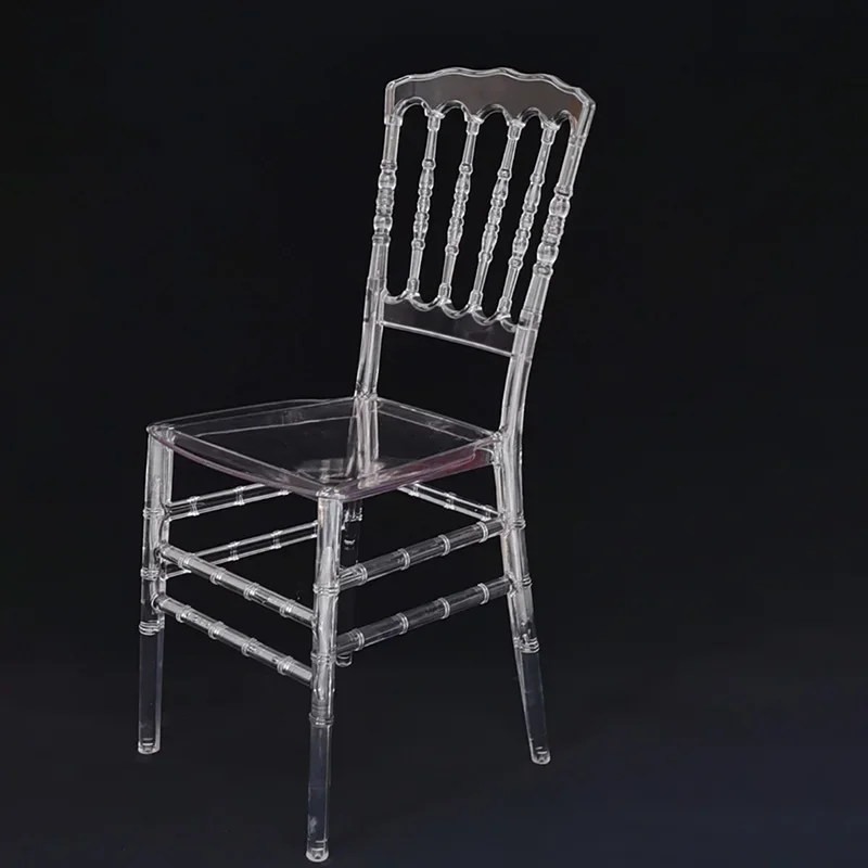 

Acryllic Commercial Hotel Chair Single Bride Wholesale Luxury Plastic Hotel Chairs Royal Chaises De Jardin Party Venue Furniture