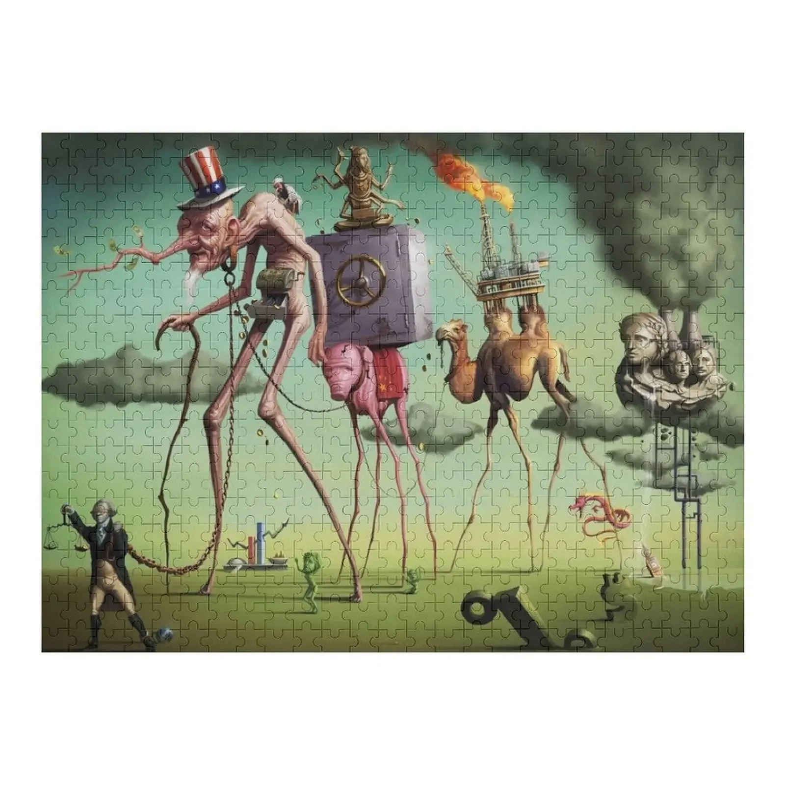 

Dali Jigsaw Puzzle Customized Kids Gift Personalized Gift Custom Wooden Gift Custom Name Child Toy Puzzle