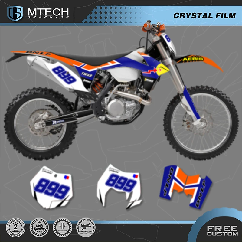 

DSMTECH мотоциклетный графический фон для KTM 2012 2013 EXC 2011 2012 SX SXF 125 250 300 450 наклейки наборы 002