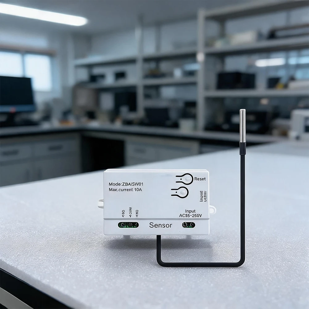 For Zigbee Temperature Monitoring Controller With Waterproof Probe AC85~265V For Home Greenhouse Cultivation