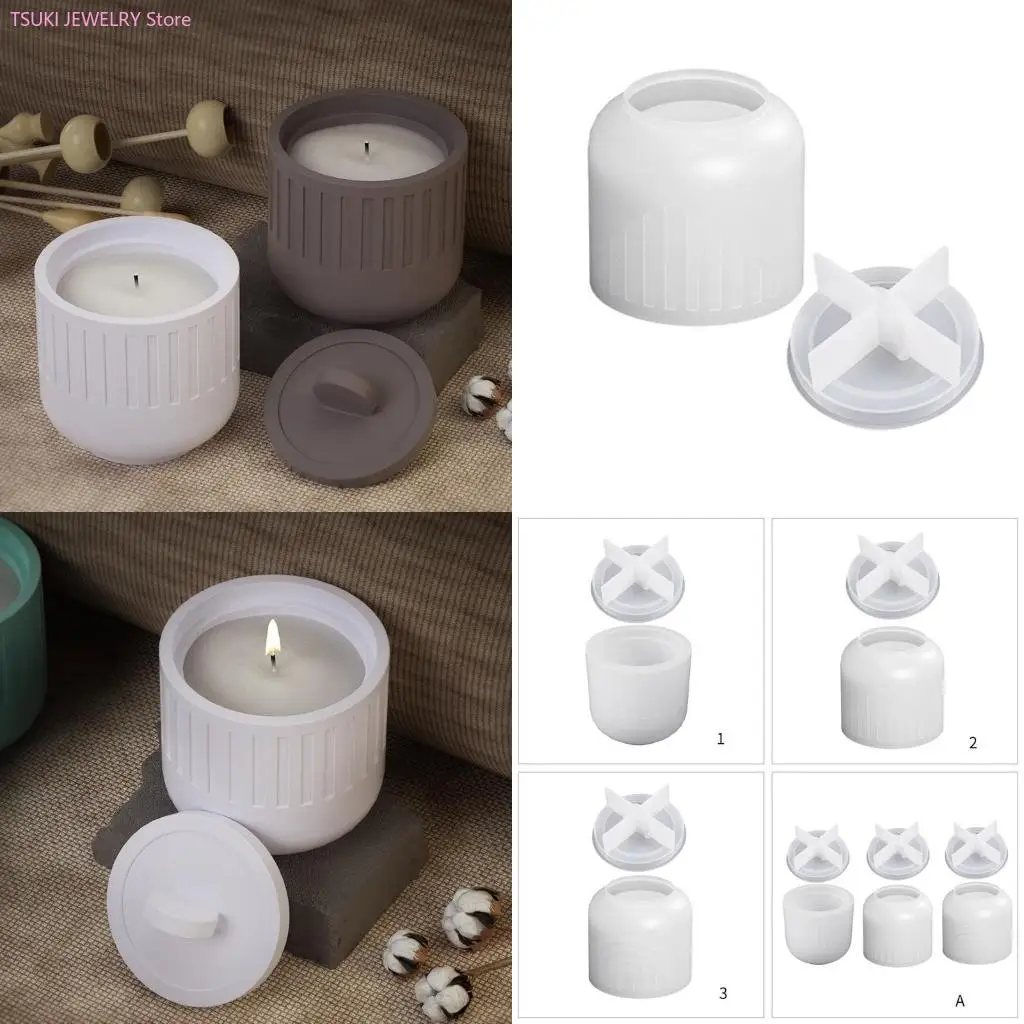 62KE Epoxy Resin Mold Jewelry Box Molds Storage Container Moulds Silicone Material