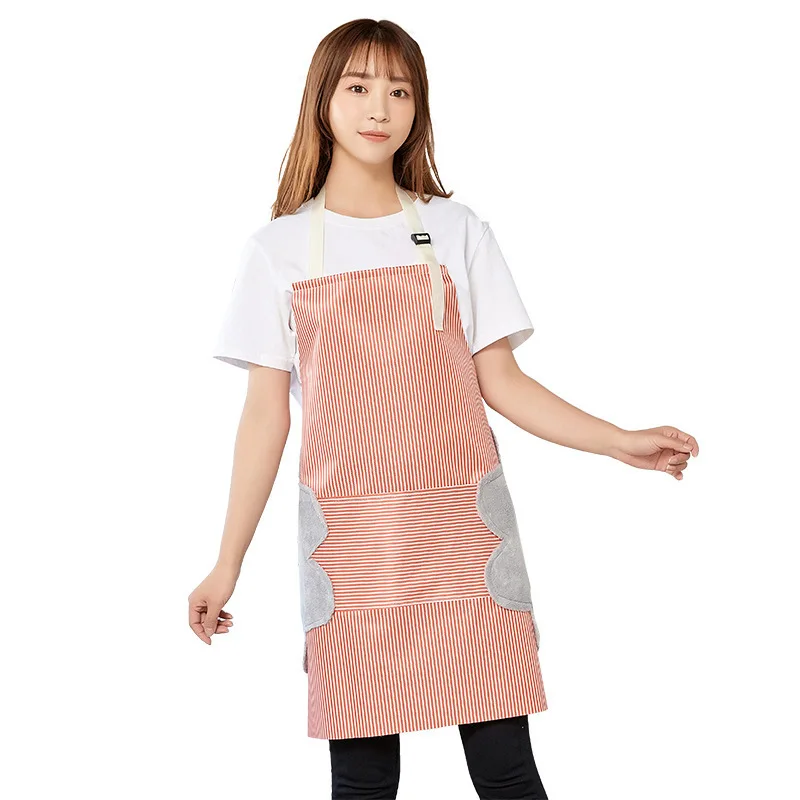 Dry Hand Apron Kitchen Cleaning Helper Gadget Accessories Waterproof Apron Adjustable Size