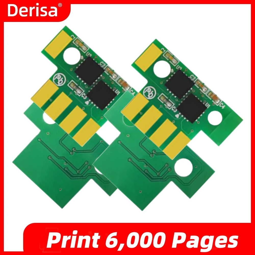 Derisa 24B6011 24B6008 24B6009 24B6010 Toner Chip for Lexmark XC2132 XC2130 X C2130 XC 2132 2130 Color Laser Printer Chips