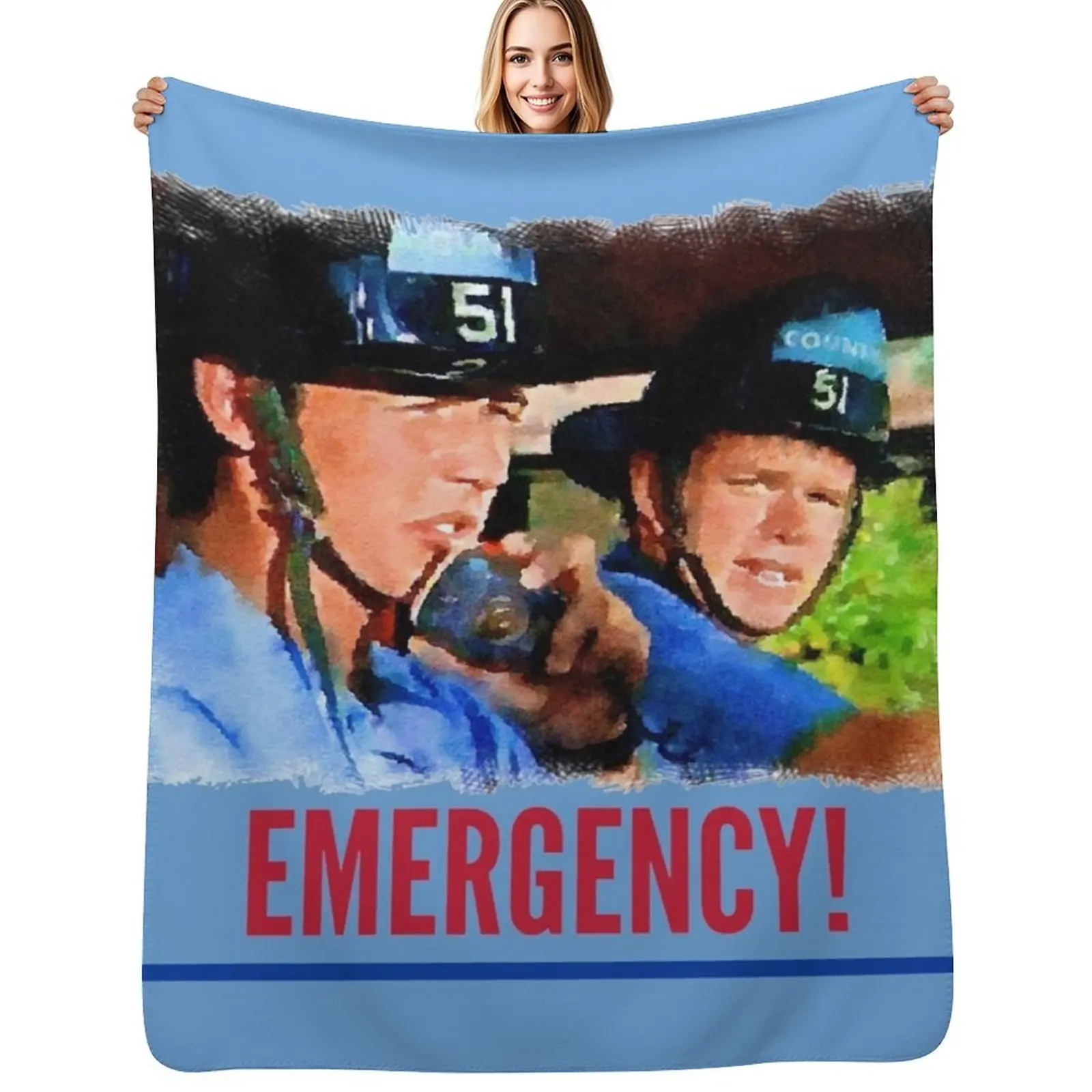 Emergency Paramedics Throw Blanket Sofa Quilt Furrys funny gift Soft Big Beach valentine gift ideas Blankets