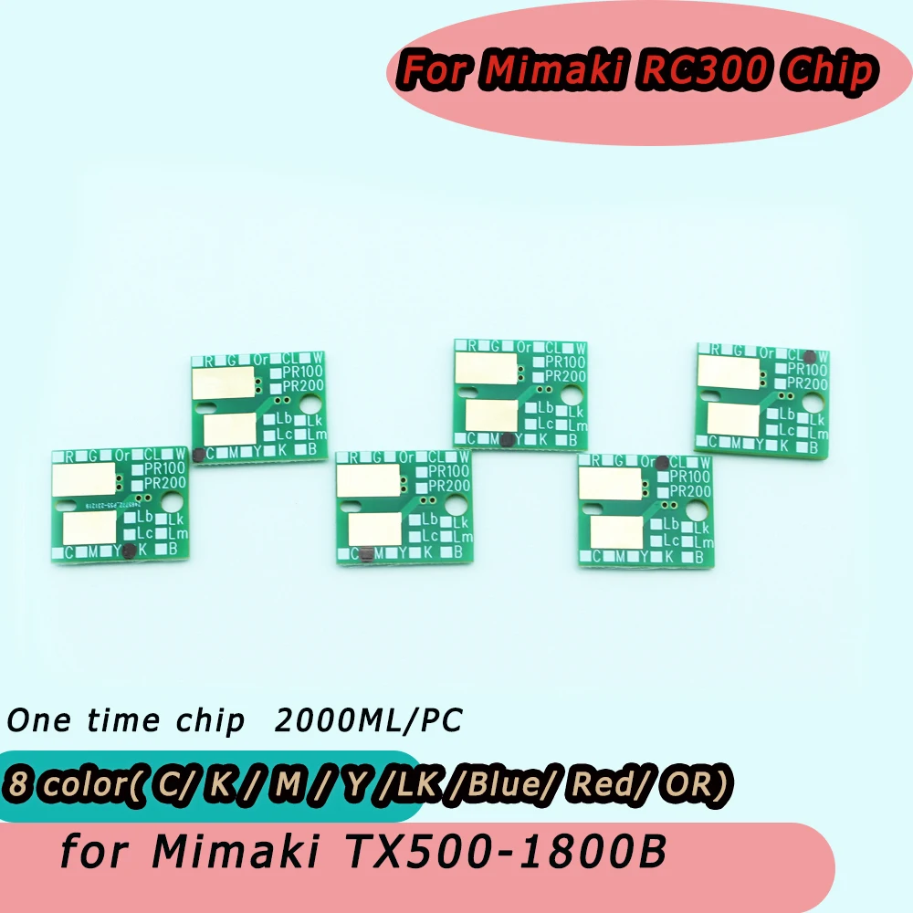 

2000ML RC300 Chip for Mimaki RC300 Ink Chips for Mimaki TX500-1800B Printer Ink Bottle Chip