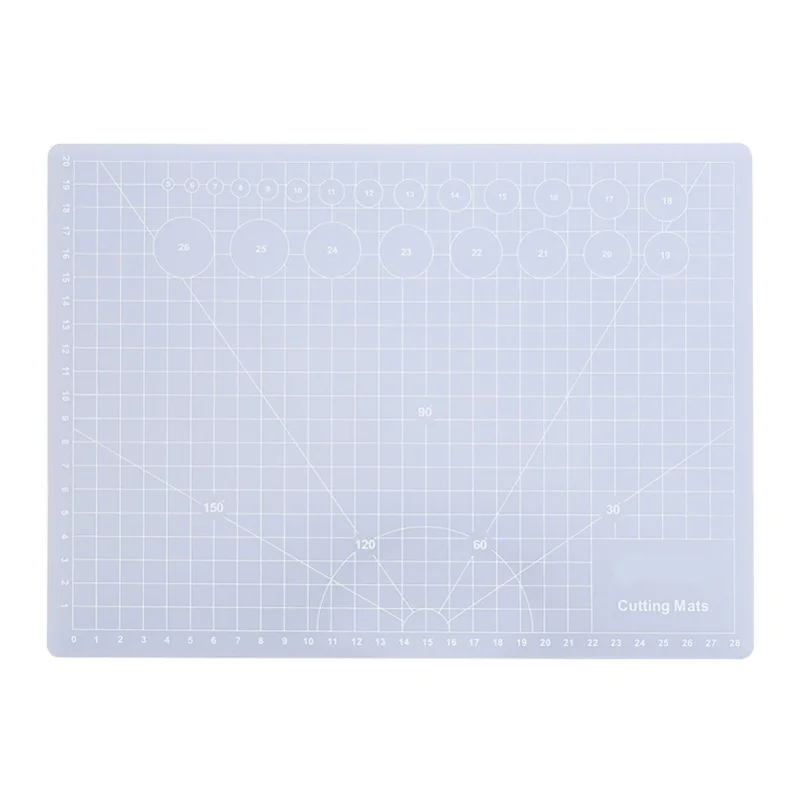 

Translucent Cutting Pad Non Slip Cut Board Hand Made Tool Non Reflective For Rubber Stamp(A4 Translucent Cutting Board )