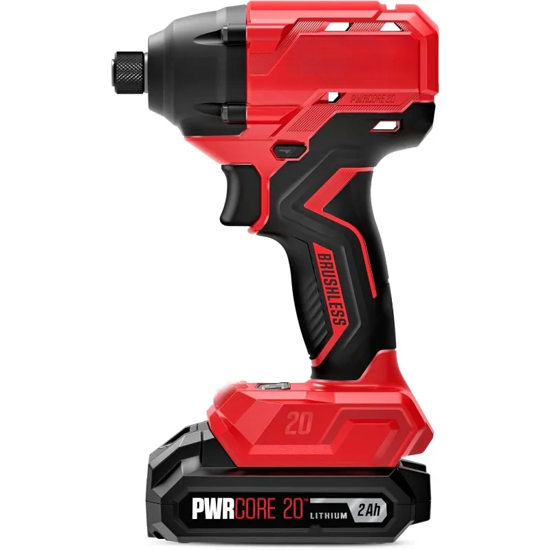 

PWRCORE 20V Brushless 2-Tool Drill Driver And Impact Driver Combo Kit Including 2.0Ah Battery And Charger- CB8002B-10