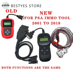 NEW For PSA IMMO Tool Mark Key Simulator For Peu-geot Cit-roen From 2001 to 2018 IMMO Emulator PIN Code Reader