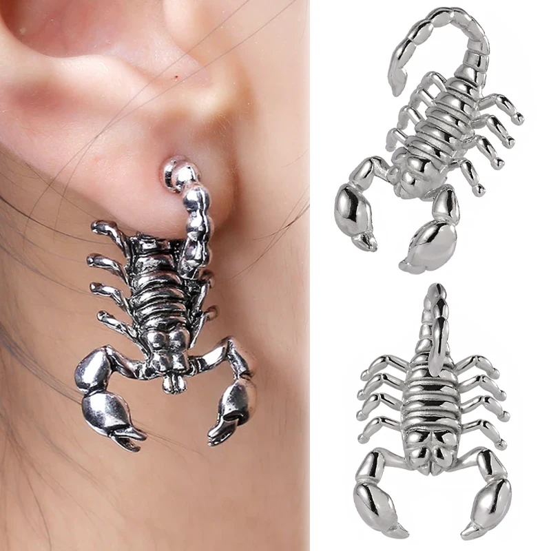 Stainless Steel Scorpion Ear Weights Ears Gauges Ear Plugs Stretched Lobe Piercing For Women Men Gauges Tunnels Body Jewelry